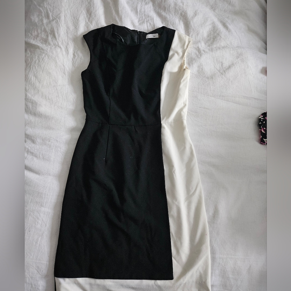 Calvin Klein Color Block sheath dress
